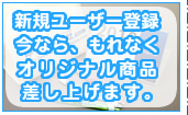 新規ユーザー登録キャンペーン
